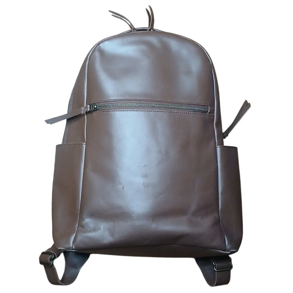 Able Alem Brown Leather‎ Backpack